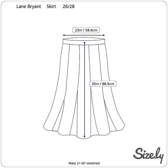 Lane Bryant Skirt Womens Plus 26 / 28 elastic waist Green Brown Sheer Layered - Picture 3 of 7